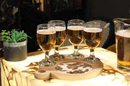 Copa Cervecera California 12oz Beer Goblet – Set of 4