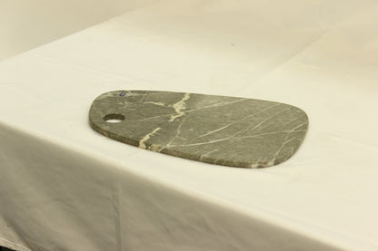 Gray Asymmetric Marble Cutting Board