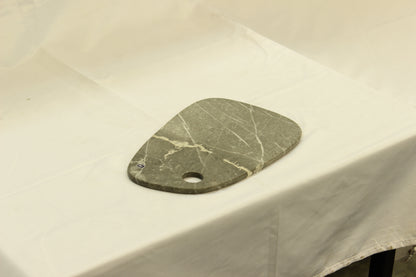 Gray Asymmetric Marble Cutting Board