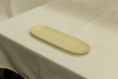 Beige Marble Food & Decor Tray