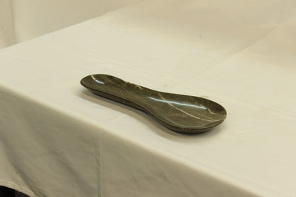 Grey & White Marble Spoonrest