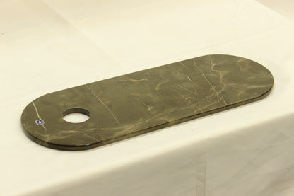 Gray Marble Oval Cutting Board
