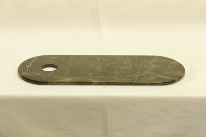 Gray Marble Oval Cutting Board