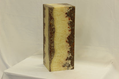 Red Blood Spatter Onyx Lamp