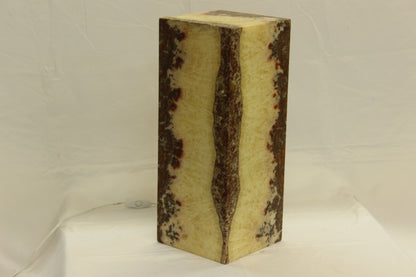Red Blood Spatter Onyx Lamp