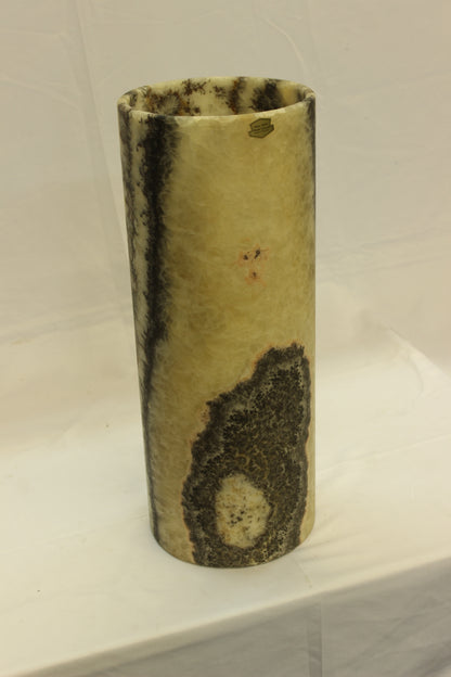 Orange & Black Bacterium Onyx Lamp
