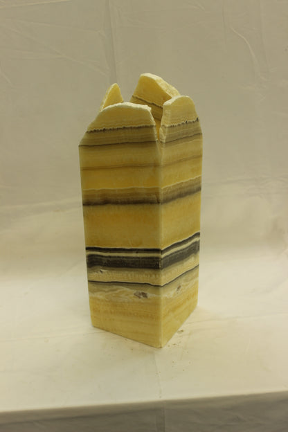 Yellow Bumblebee Onyx Lamp