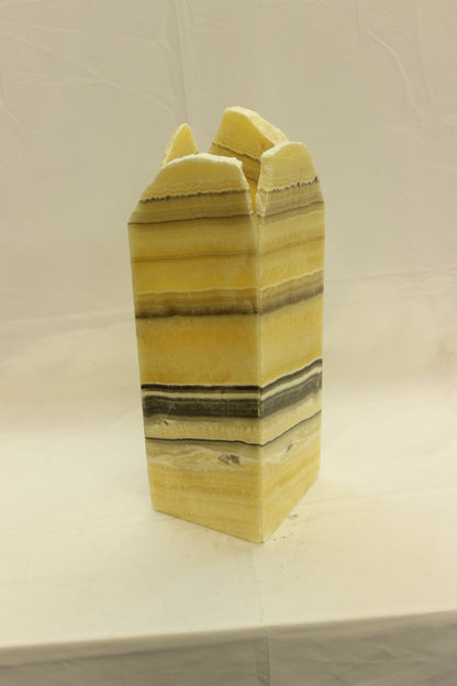 Yellow Bumblebee Onyx Lamp