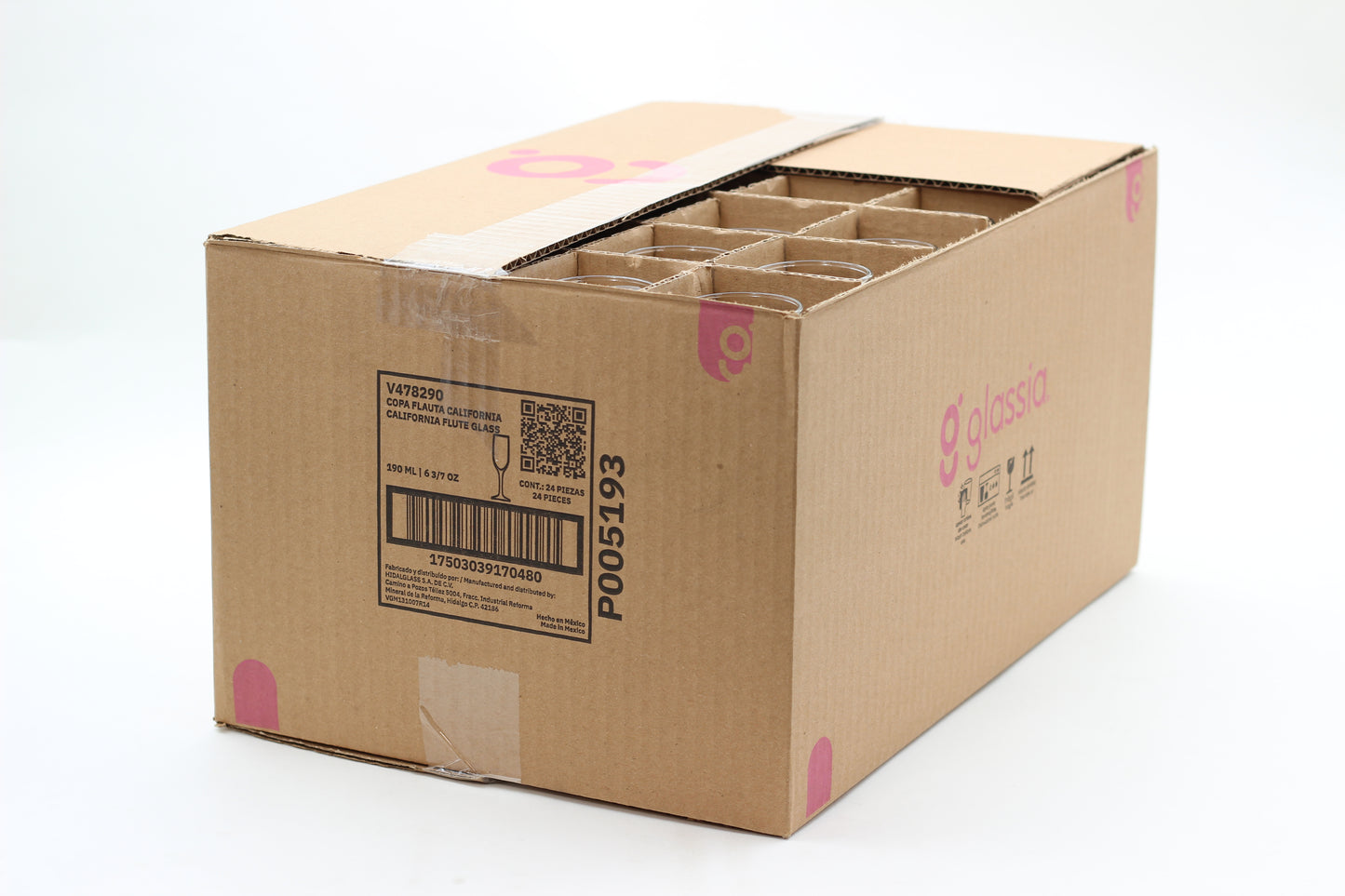 Copa Flauta California 6.5oz Flute Glass – Case of 24