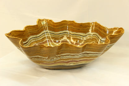 Orange Galaxy Onyx Centerpiece