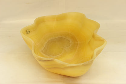 Yellow Sahara Onyx Centerpiece