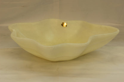 White Pearl Onyx Centerpiece