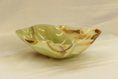 Green Chameleon Onyx Centerpiece