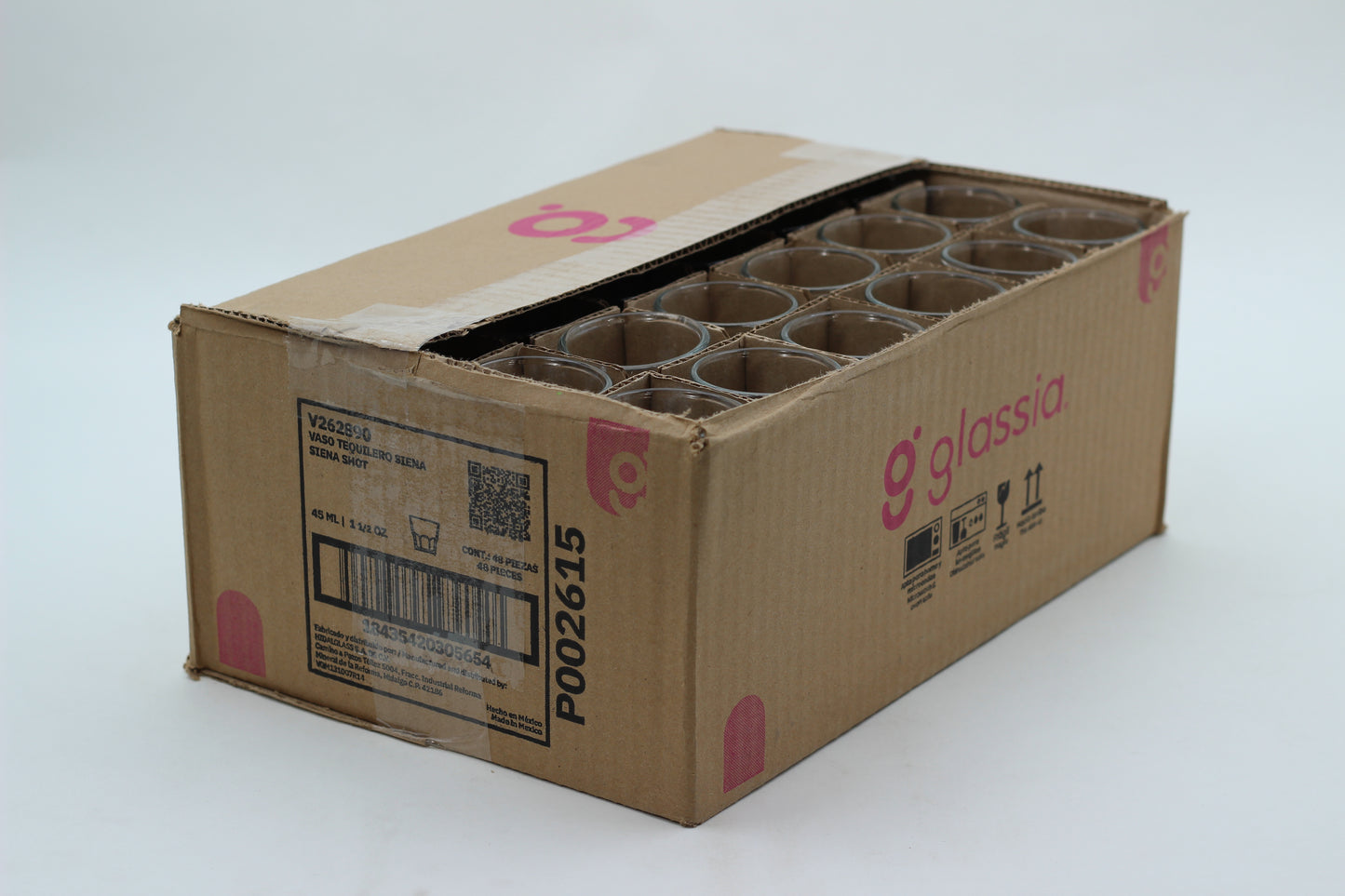 Vaso Siena Tequilero 1.5oz Shot Glass – Case of 48