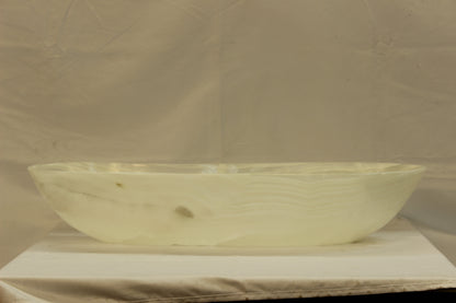White Celes Onyx Centerpiece