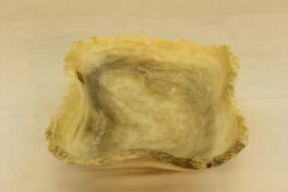 White Small Onyx Centerpiece