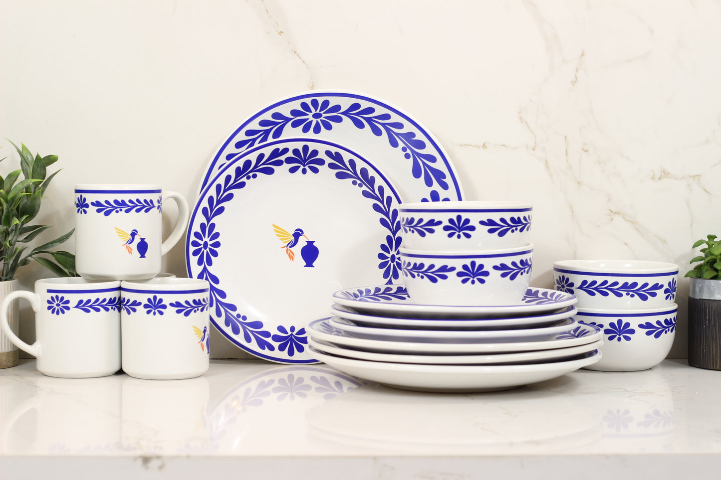 Colibri Collection – 16pc Everyday Dining Set (For 4)