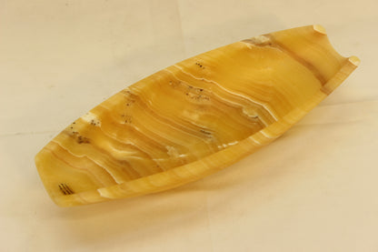 Yellow Sand Onyx Sandal Tray