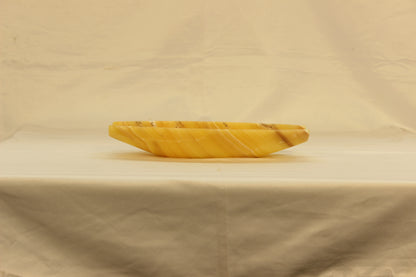 Yellow Sand Onyx Sandal Tray