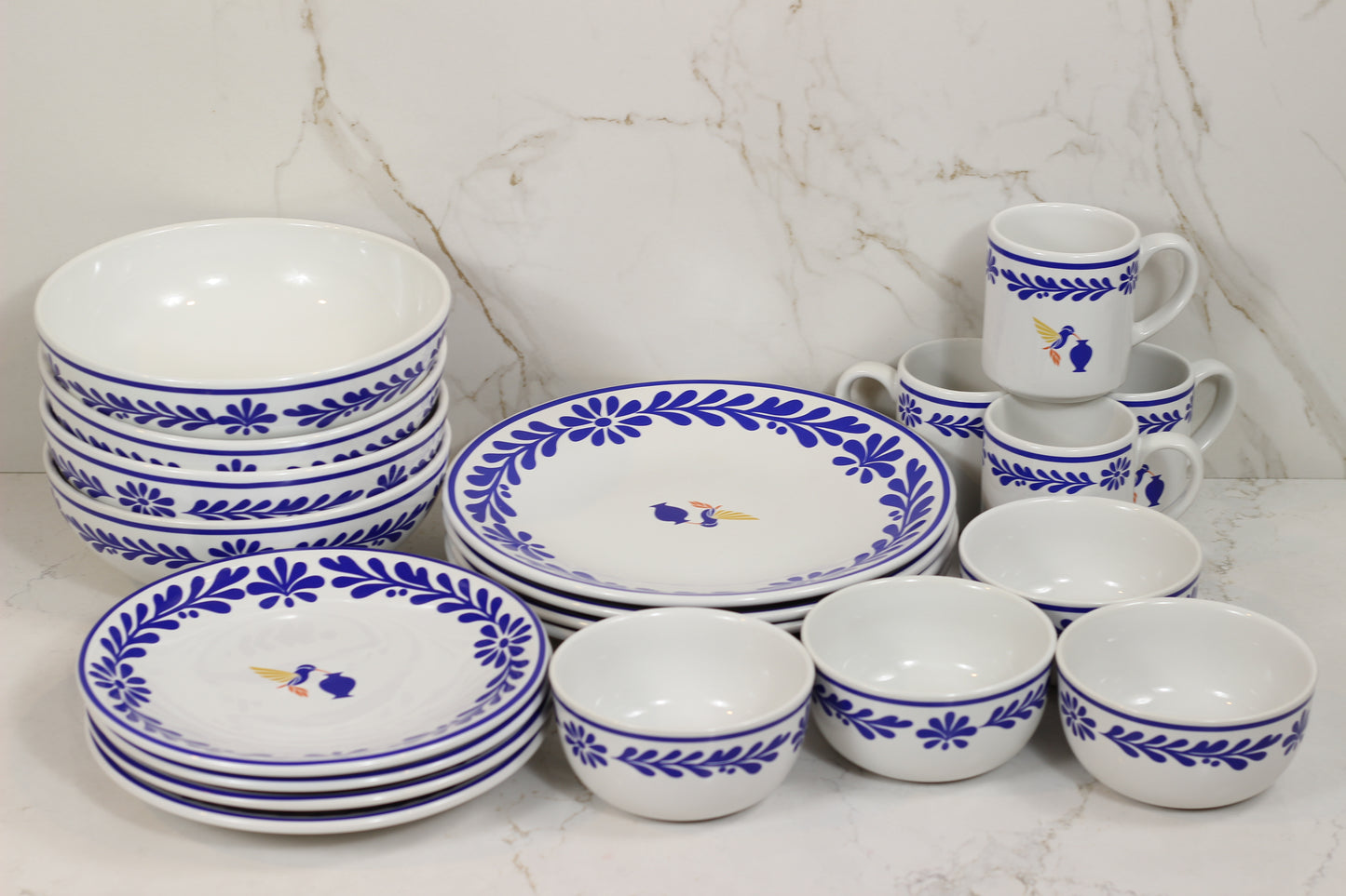 Colibri Collection – 20pc Classic Dining Set (For 4)