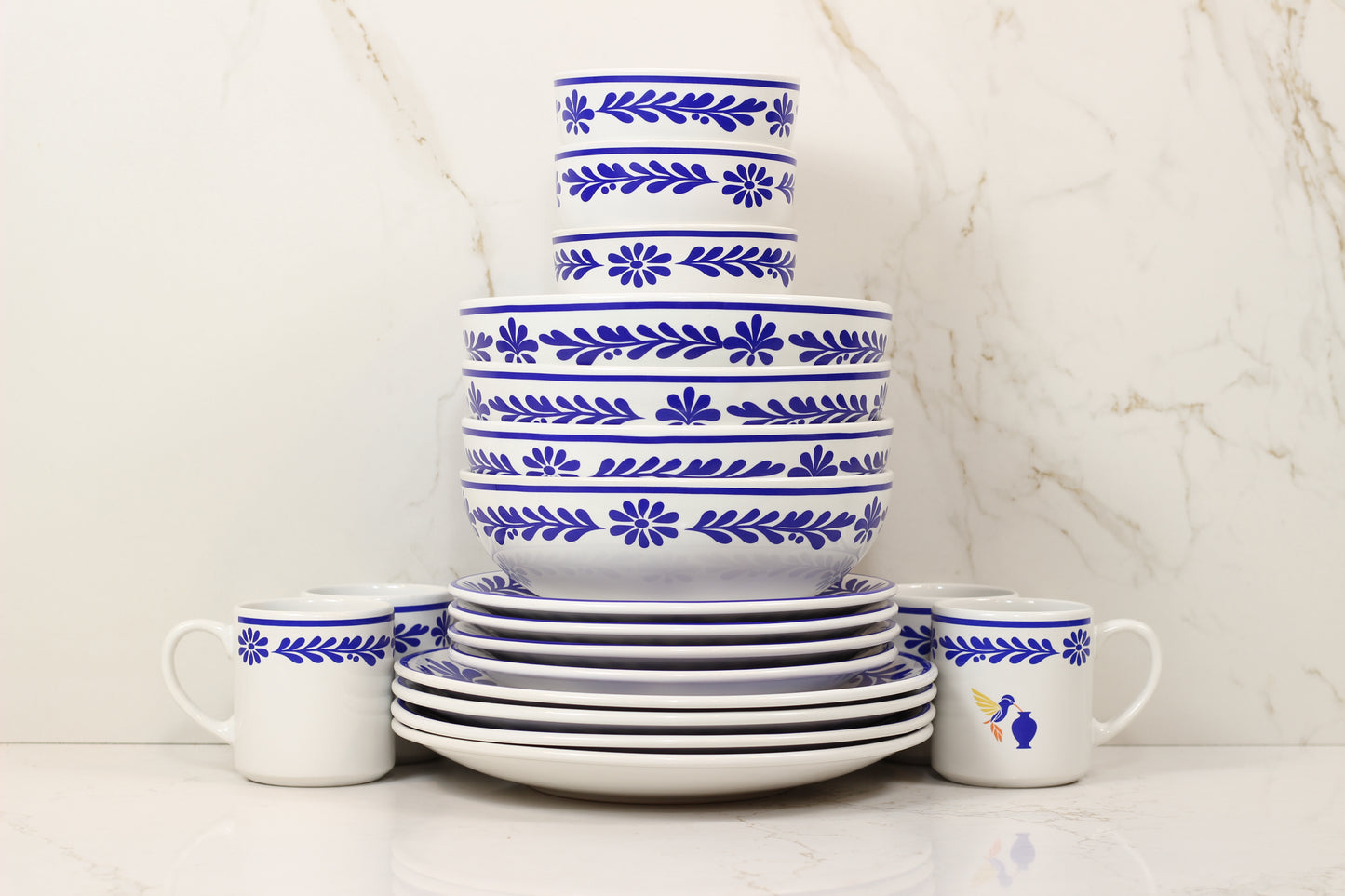 Colibri Collection – 20pc Classic Dining Set (For 4)