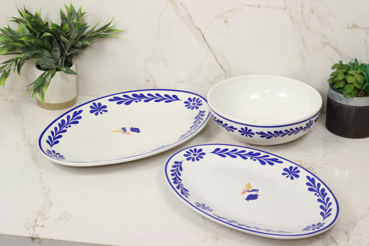 Colibri Collection – Entertainer’s Serveware Set – 3-Piece