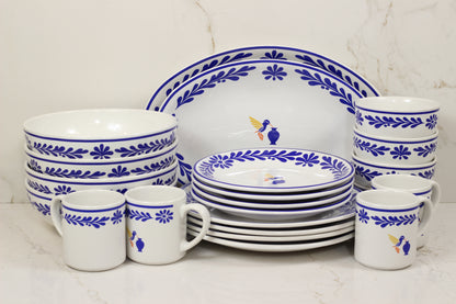 Colibri Collection – 22pc Premium Dinnerware Set (For 4)