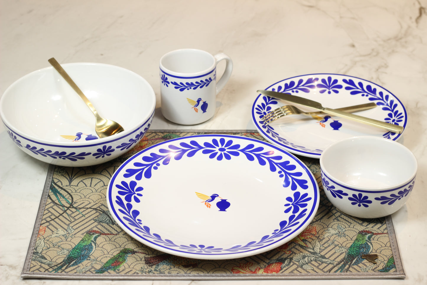 Colibri Collection – 20pc Classic Dining Set (For 4)