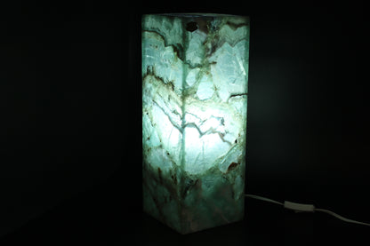Jade Nebula Fluorite Lamp
