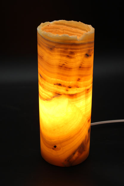 Heat Wave Onyx Lamp