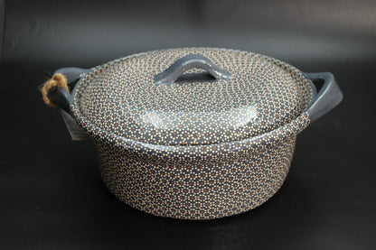 4.5QT Lead Grey Clay Rice Bowl