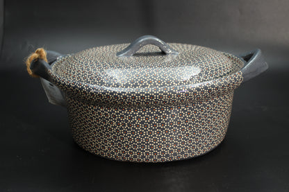 4.5QT Lead Grey Clay Rice Bowl