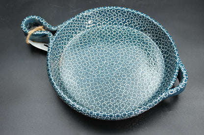 8" Baltic Blue Clay Frying Pan