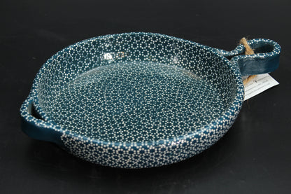 8" Baltic Blue Clay Frying Pan