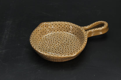 4" Mustard Clay Mini Frying Pan