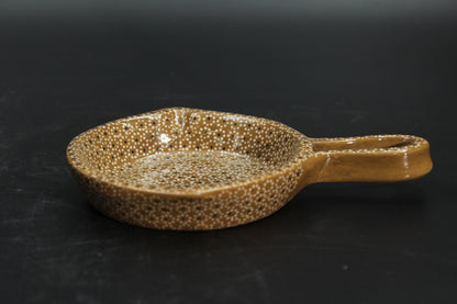 4" Mustard Clay Mini Frying Pan