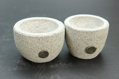 2oz Volcanic Stone Tequilero (Set of 2)