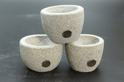 2oz Volcanic Stone Tequilero (Set of 2)