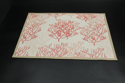 Red Ocean Reef Placemat Set (Set of 6)