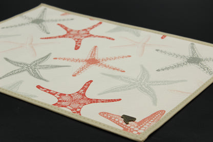 Red Ocean Reef Placemat Set (Set of 6)