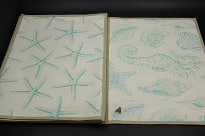 Turquoise Ocean Tide Placemat Set (Set of 6)