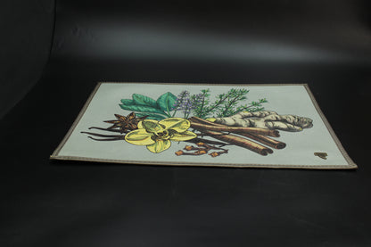 Grey Moss & Herbs Placemat Set (Set of 6)