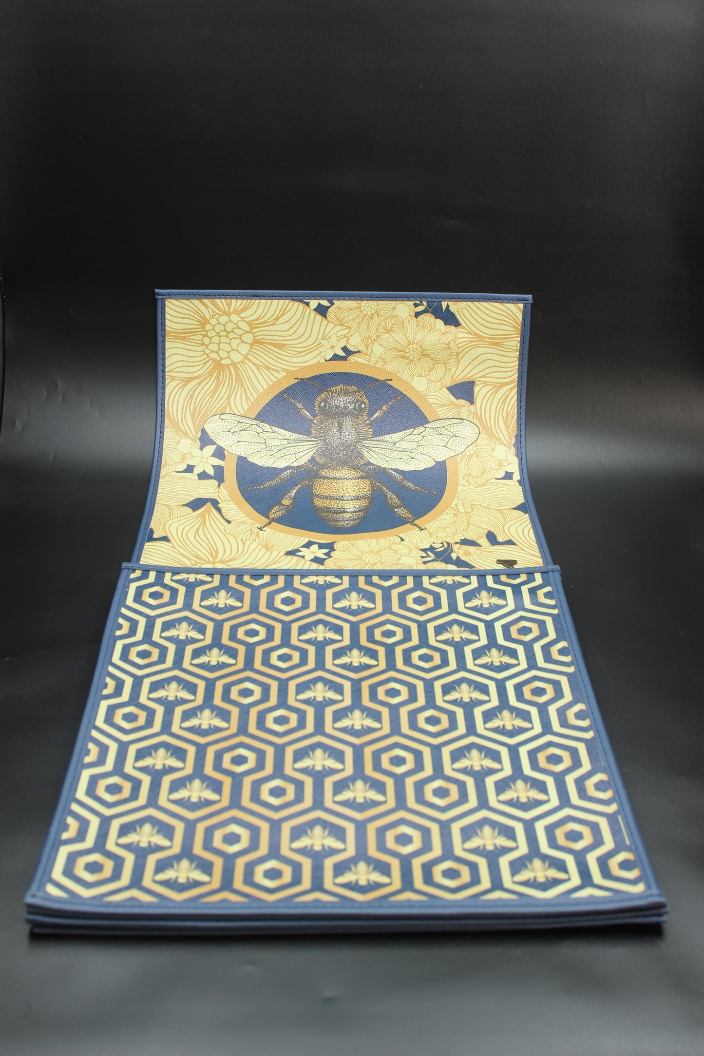 Blue Beehive Placemat Set (Set of 6)