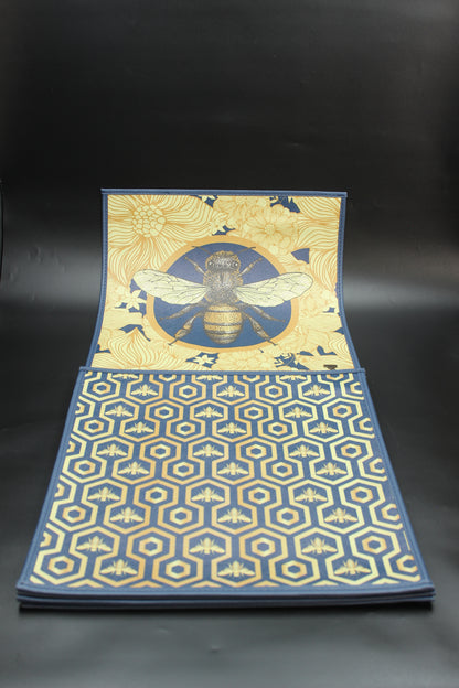 Blue Beehive Placemat Set (Set of 6)