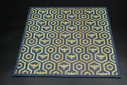 Blue Beehive Placemat Set (Set of 6)