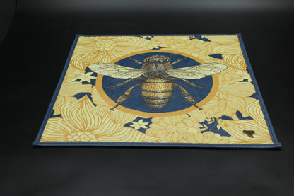 Blue Beehive Placemat Set (Set of 6)