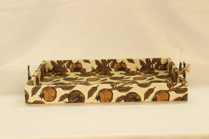 Beige Cornfield Serving Tray