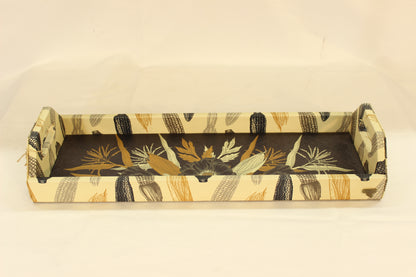 Beige Cornfield Serving Tray