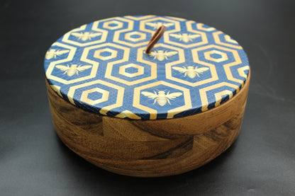 Blue Beehive Tortilla Holder