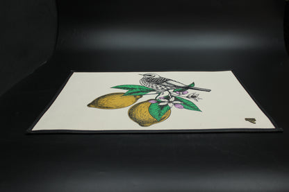 Lemon & Mockingbird Placemat Set (Set of 6)